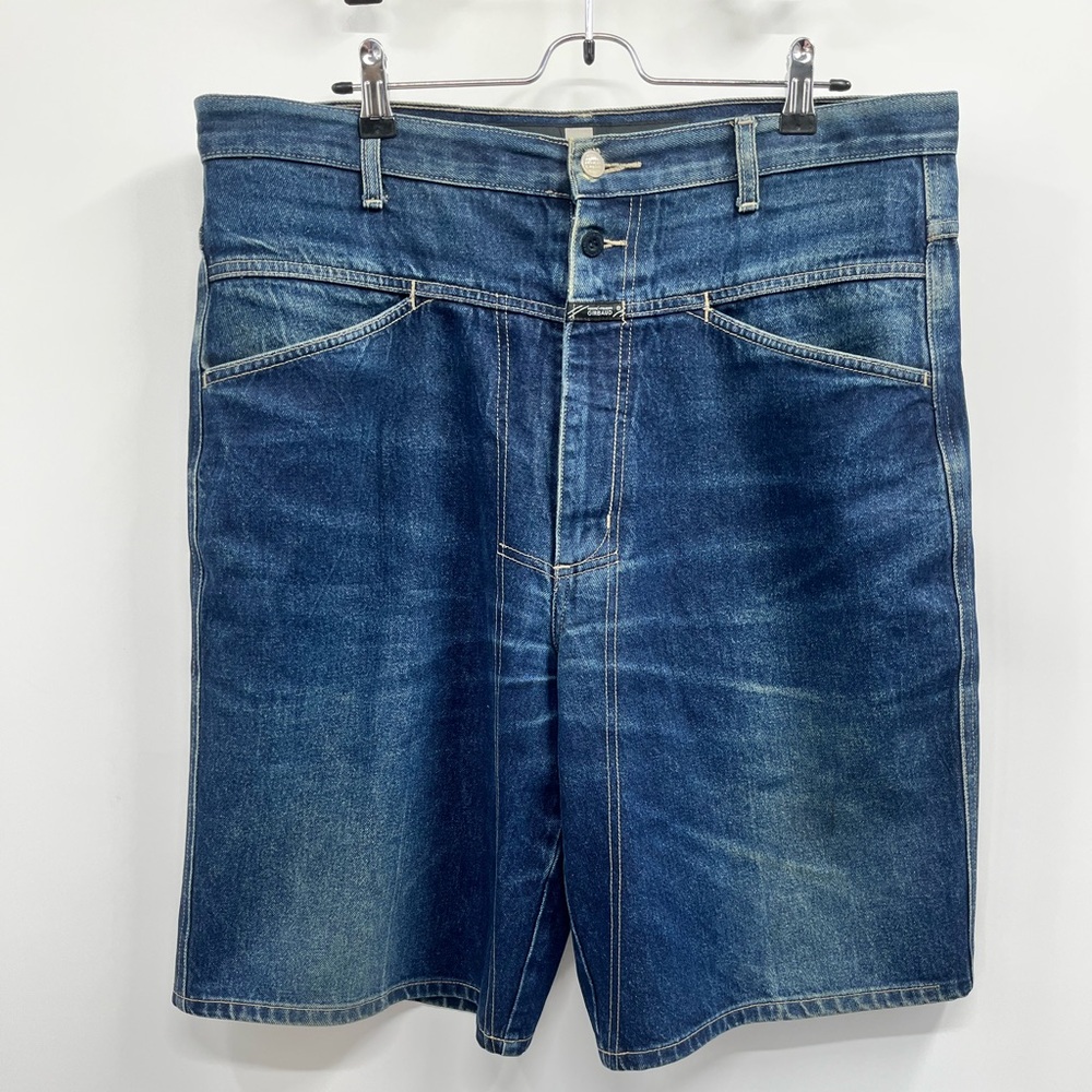 Mens Vintage 90s Marithe Francois Girbaud Baggy Denim Jean Shorts 36